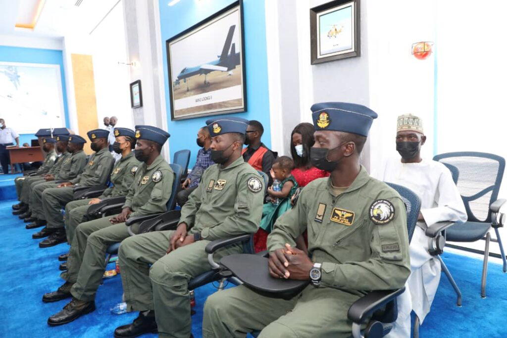 NAF Wing's 16 New Pilots; charges them to be relentless in pursuit of ...