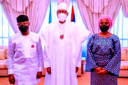 Osinbajo pays Christmas homage to Buhari in Aso Villa