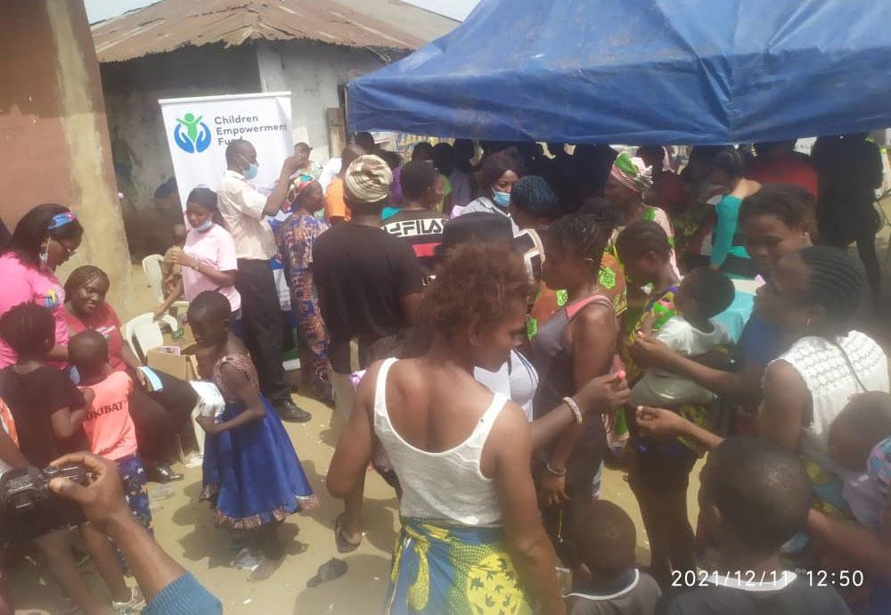 Children Fund takes girls' hygiene message to isolated Lagos community