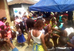 Children Fund takes girls’ hygiene message to isolated Lagos community