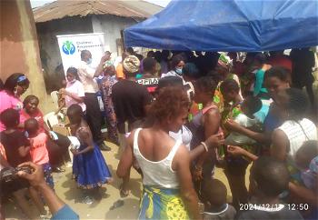 Children Fund takes girls’ hygiene message to isolated Lagos community