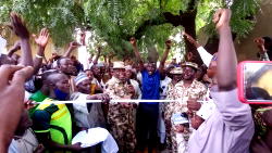 Wild jubilation in Borno Community as Brigade Commander re-opens Damasak major commercial market after 7yrs of closure