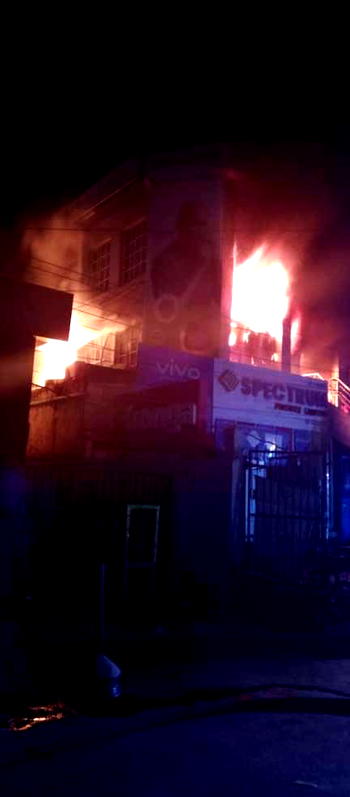 JUST IN: Property worth millions destroyed in Computer Village fire outbreak