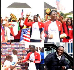 Christmas: Nigerians hail as Prophet Jeremiah Fufeyin fetes masses with N85m, food items
