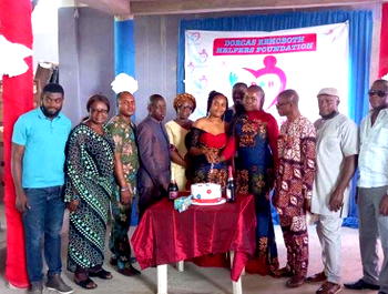 Foundation unveils name, relieves indigent children, less privileged