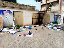 Hoodlums set ablaze Senator Barau’s campaign office in Kano