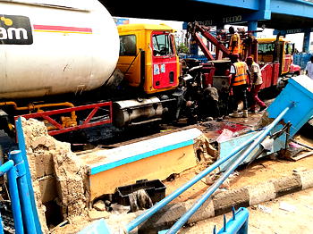 Gas laden truck crushes 3 to death, injures 4 in Ibadan