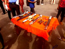 Imo Police recovers human skull from suspected oil dealers