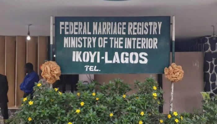 Annulment of Ikoyi Registry Marriages: We have right to conduct marriages, FG insists