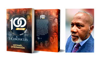 US-based Nigerian, Michael Ovienmhada, launches new book ‘One Hundred Years & 5 Chronicles’