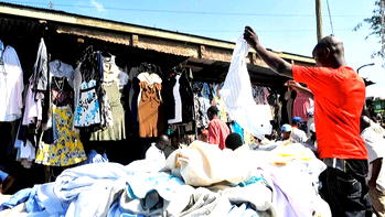 VIDEO: Okrika to the Rescue: Lagosians shopping second-hand clothes(okrika) at Trade Fair Under bridge