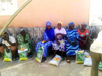 Over 30 Kaduna widows smile as group donates foodstuffs