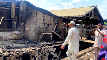 Lafenwa Inferno: Aderinokun promises 50 affected traders cash support, interest-free loans for others