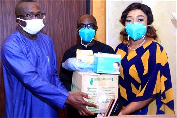 War against Covid-19: Victor Ndoma Egba donates PPE,  medical consumables