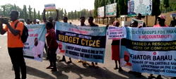 Kano APC Crisis: CSOs stage counter protest, defend Sen. Jibrin against budget padding allegations