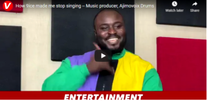 AJIMOVOIX How 9ice made me stop singing — Music producer, Ajimovoix Drums