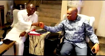 APC Chairmanship: Orji Kalu visits Senator Sani Musa