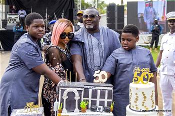 Shutdown as Dr Charles Mba Celebrate 50th Birthday in Grand Style
