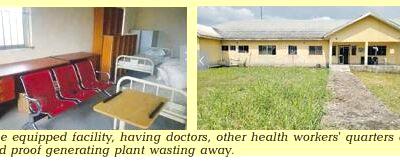 Ondewari Cottage Hospital built by Agip lying waste in Bayelsa Creek
