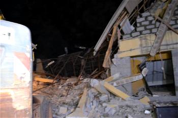 Delta Building Collapse: Oborevwori commiserates with Church, victims’ families