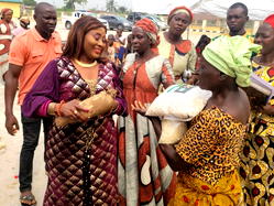 BAF distributes food items to the aged in Isoko