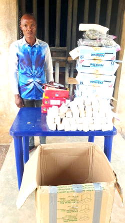 NDLEA nabs Grandpa, Fake Security Agent over imported drug chocolates, cookies, others