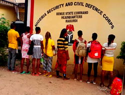 NSCDC arrests another female trafficker, six young female victims in Makurdi