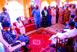 Buhari visits family of late Chief Ernest Shonekan