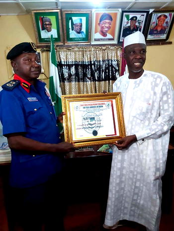 Kebbi NSCDC Commandant receives Africa Peace Ambassador award