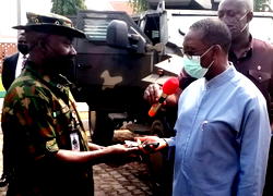Delta govt donates 5 armoured carriers to army, police