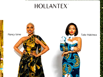 Hollantex unveils the Queens of African Television, Toke Makinwa and Nancy Isime as brand ambassador