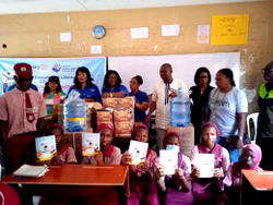 Rotary Club donates sanitary, educational materials to secondary schools