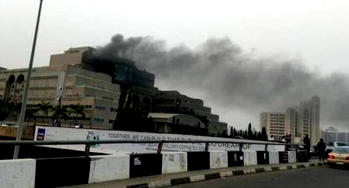 Fire outbreak at Finance ministry building
