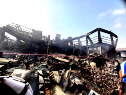 VIDEO: Live at ladipo market where goods worth billions of naira got burnt