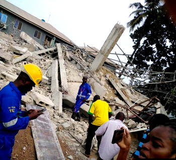 Just in: Lagos records another building collapse