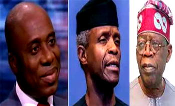 BUHARI: Tinubu, Osinbajo, Amaechi in battle for ‘anointing’