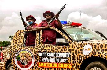 Ondo Amotekun arrests 3 underaged robbery suspects nicknamed Oyenusi, Anini, Osunbo