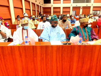 FUTA Teaching Hospital: Deji of Akureland, Falae others lead delegation on advocacy to National Assembly
