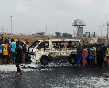 Pregnant woman, 8 others burnt to death in Kwara auto crash