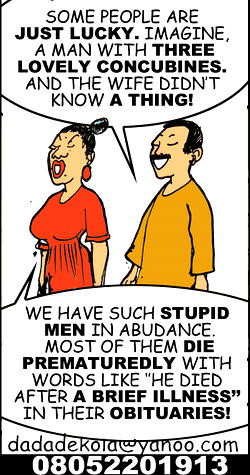 Mr & Mrs: Lucky or dying after a brief illness?