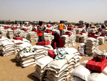 NEMA provides relief items to thousands of IDPs after Muna campfire incident
