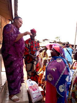 NGO fetes widows, aged, less privileged with food items in Ibadan