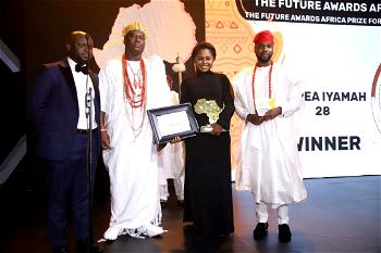 Andrea Iyamah bags ‘Young Person of the Year’ Award at The Future Awards Africa 2022