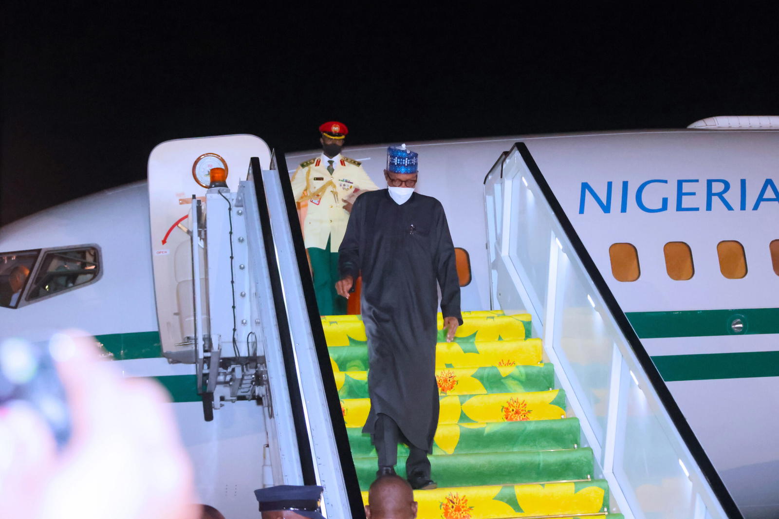 Buhari returns to Abuja after 4- days in Addis Ababa for AU summit