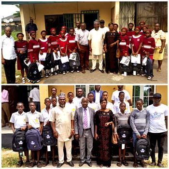 Samuel Adjogbe Foundation gives school materials to Students in Delta