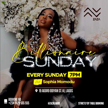 Exquisite luxury restaurant, Zaza launches ‘Billionaire Sunday’ this Weekend