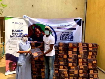 Valentine Day: Hacey, Access Bank gift widows, orphans relief materials