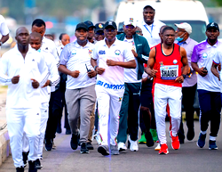 Lagos City Marathon: Sanwo-Olu, Hamzat, Sports Minister, Edo deputy Gov lead, as Ethiopians win $60,000 first prize
