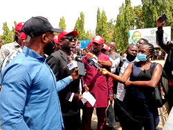 Over 20, 000 protesters march to Aso Rock Villa over plot to hijack National Convention