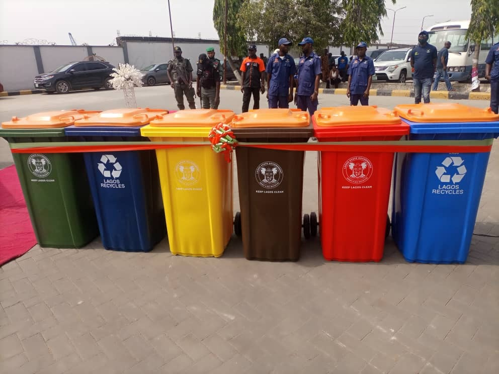 Adopt a Bin initiative Lagos distributes 40,000 waste bins to aid recycling